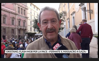 oristano flash mob per la pace fermate il massacro a gaza