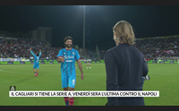 il cagliari si tiene la serie a venerd sera l ultima contro il napoli