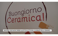 oristano due nuove opere allestite in citt per le giornate della ceramica
