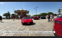 a olbia il fascino delle ferrari in tour conquista la gallura