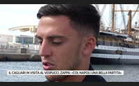 il cagliari in visita al vespucci zappa col napoli una bella partita