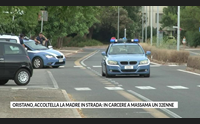 oristano accoltella la madre in strada in carcere a massama un 32enne