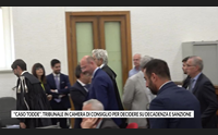 caso todde tribunale in camera di consiglio per decidere su decadenza e sanzione