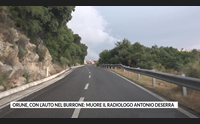 orune con l auto nel burrone muore il radiologo antonio deserra
