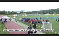 grande festa a fonni per i pulcini in campo anche roma torino e cagliari
