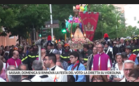 sassari domenica si rinnova la festa del voto la diretta su videolina