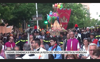 sassari domenica si rinnova la festa del voto la diretta su videolina