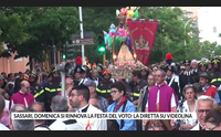 sassari domenica si rinnova la festa del voto la diretta su videolina