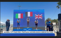 alghero tutti pazzi per il triathlon l azzurra bianca seregni sul podio