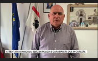 attentati a siniscola blitz di polizia e carabinieri due in carcere