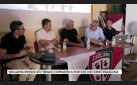 san gavino presentato renato copparoni il portiere che ferm maradona