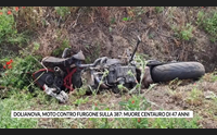 dolianova moto contro furgone sulla 387 muore centauro di 47 anni