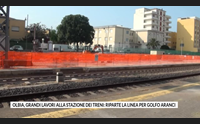 olbia grandi lavori alla stazione dei treni riparte la linea per golfo aranci