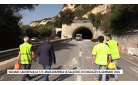 sassari lavori sulla 131 anas riaprir le gallerie di chighizzu a gennaio 2026