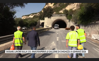 sassari lavori sulla 131 anas riaprir le gallerie di chighizzu a gennaio 2026