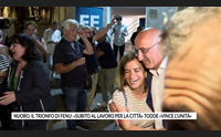 nuoro il trionfo di fenu subito al lavoro per la citt todde vince l unit