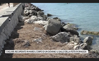 cagliari recuperato in mare il corpo di un giovane il giallo della festa in spiaggia
