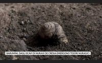 barumini dagli scavi di nuraxi de cresia emergono tesori nuragici