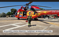 antincendio a fenosu operativo il superpuma ma manca un elicottero