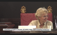 la senatrice cattaneo a cagliari accudire il paese libert femminile in pericolo