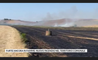 furtei ancora in fiamme nuovo incendio nel territorio comunale