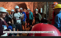 iglesias boom dello speleoturismo presenze record per grotta santa barbara