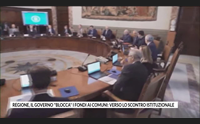 regione il governo blocca i fondi ai comuni verso lo scontro istituzionale