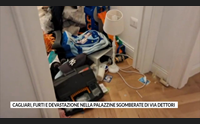 cagliari furti e devastazione nella palazzine sgomberate di via dettori