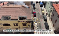 esplosione in una palazzina a sassari in gravi condizioni un uomo di 63 anni