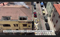 esplosione in una palazzina a sassari in gravi condizioni un uomo di 63 anni