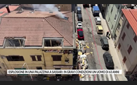 esplosione in una palazzina a sassari in gravi condizioni un uomo di 63 anni