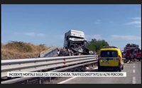 incidente mortale sulla 131 statale chiusa traffico dirottato su altri percorsi