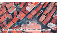 tempio il centro tutto a colori l arte di dipingere il borgo antico