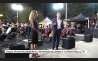 cagliari applausi per l orchestra del lirico in piazza del carmine il teatro entra nella citt