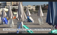 cagliari divieto di balneazione al poetto ombrelloni chiusi e delusione