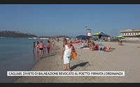 cagliari divieto di balneazione revocato al poetto firmata l ordinanza