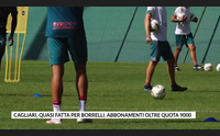 cagliari quasi fatta per borrelli abbonamenti oltre quota 9000