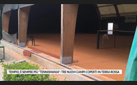 tempio sempre pi tennismania tre nuovi campi coperti in terra rossa