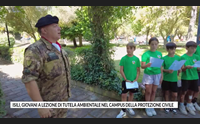 isili giovani a lezione di tutela ambientale nel campus della protezione civile