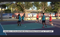 cagliari il vice allenatore della nazionale di basket al city camp