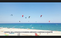 cardedu nella spiaggia di museddu arrivano i campioni di wingfoil