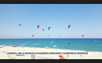 cardedu nella spiaggia di museddu arrivano i campioni di wingfoil