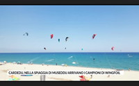 cardedu nella spiaggia di museddu arrivano i campioni di wingfoil
