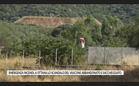emergenza incendi a ottana lo scandalo del vascone abbandonato e saccheggiato
