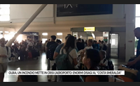 olbia un incendio mette in crisi l aeroporto enormi disagi al costa smeralda