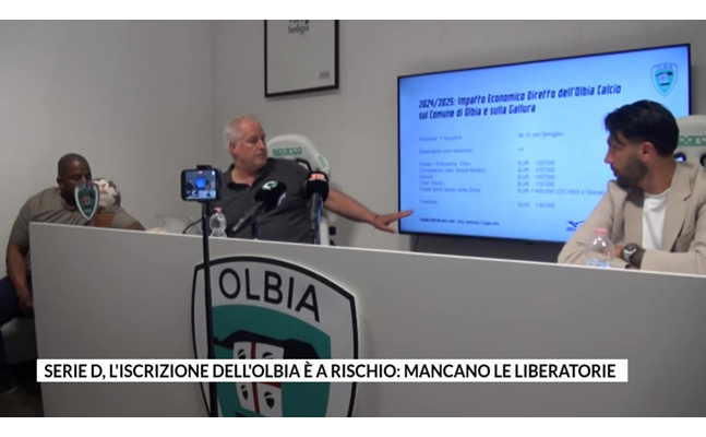 serie d l iscrizione dell olbia a rischio mancano le liberatorie