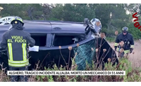 alghero tragico incidente all alba morto un meccanico di 51 anni
