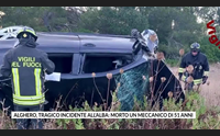 alghero tragico incidente all alba morto un meccanico di 51 anni