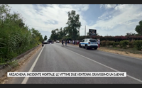 arzachena incidente mortale le vittime due ventenni gravissimo un 16enne