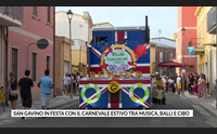 san gavino in festa con il carnevale estivo tra musica balli e cibo